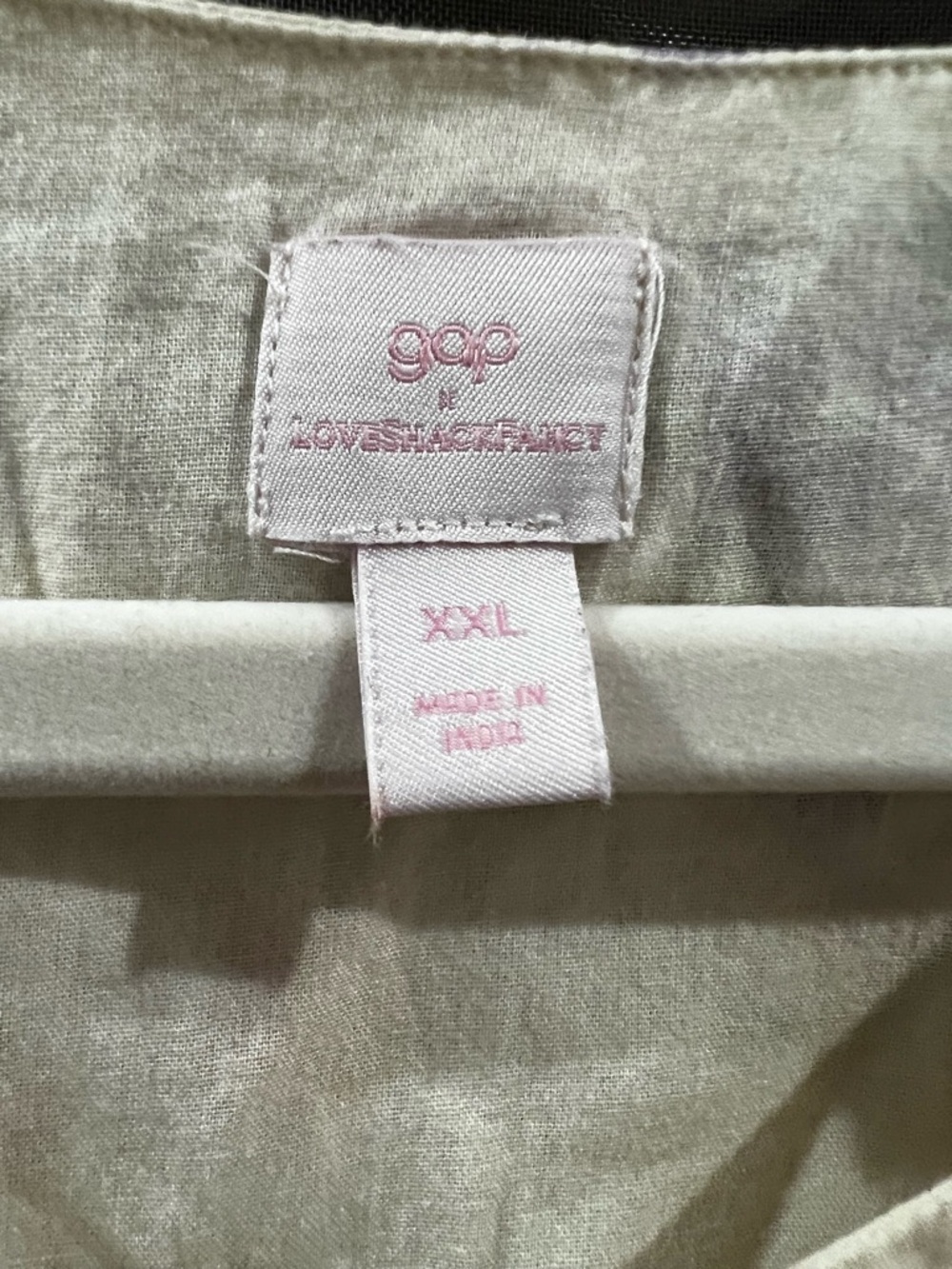 Gap x LoveShack Fancy Smocked Waist Dress - White with Pink & Lavender Flowers - Picture 2 of 2